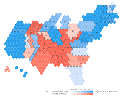 FiveThirtyEight hex cartogram