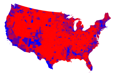 2016 map by county